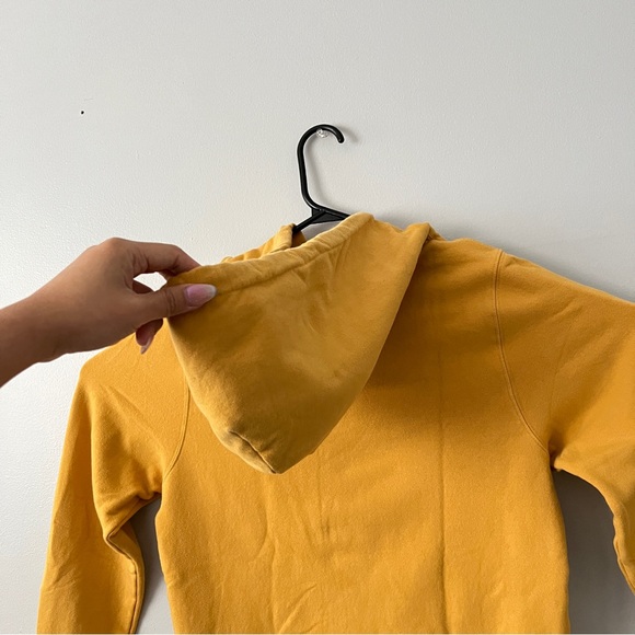 Vans Off the Wall Hoodie Sweater Pullover Mustard Yellow - mens XS - Picture 7 of 8